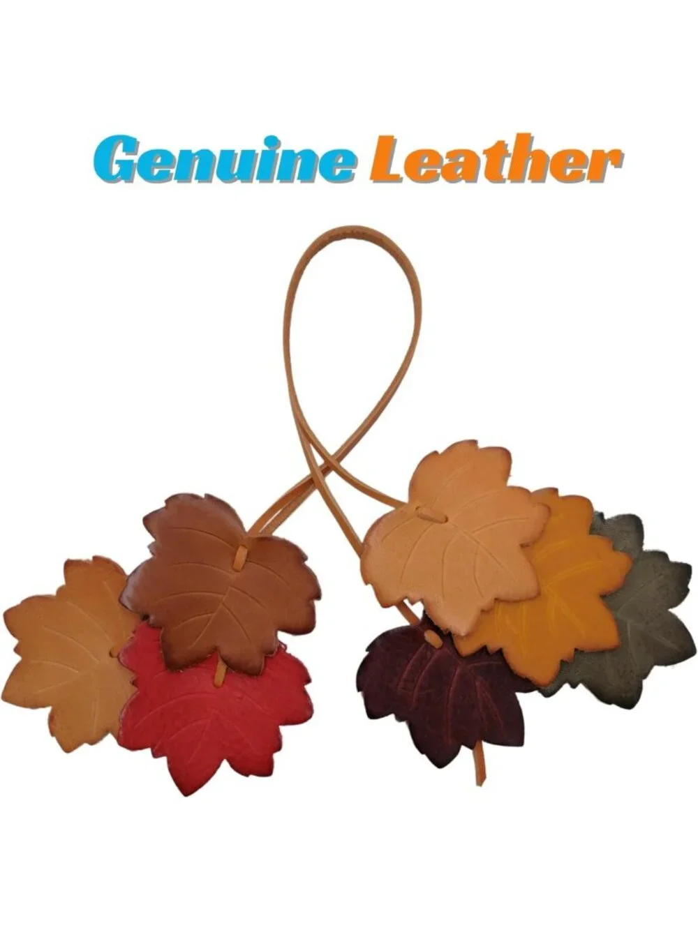 Stylish Genuine Leather Animal Keychain - Perfect Gift for Pet Lovers & Charm